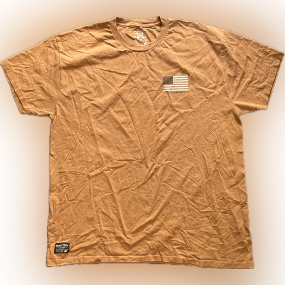 Howitzer Patriot Brown Graphic T-Shirt - Picture 1 of 3